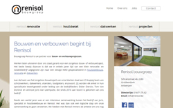Website Renisol, isolatie en renovatie